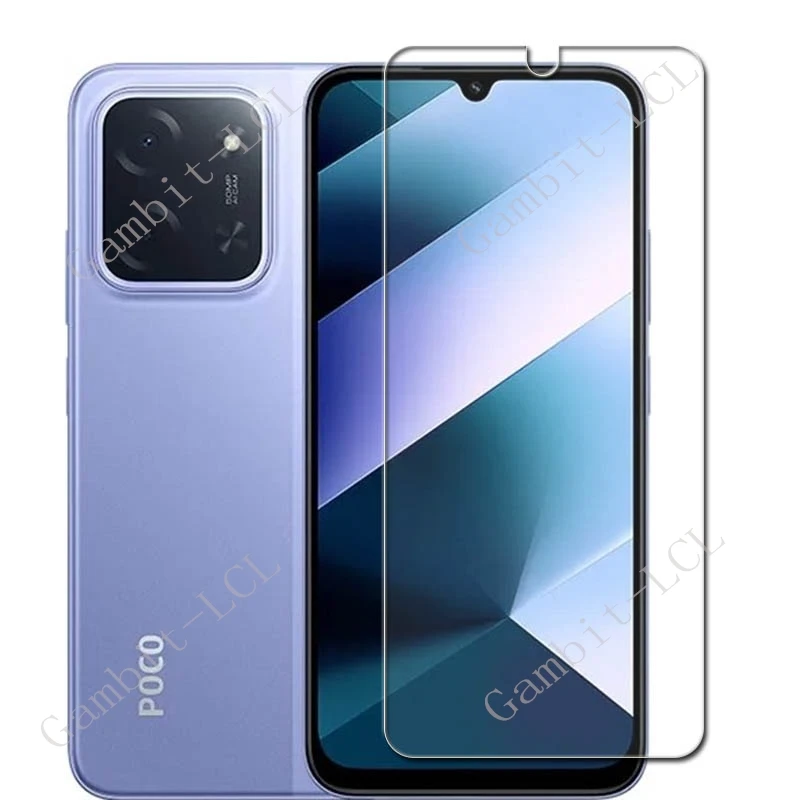 3 uds 9H HD vidrio templado Protector para Xiaomi Poco C85 6,9 "XiaomiPocoC85 PocoC85 película protectora de pantalla - imagen 2