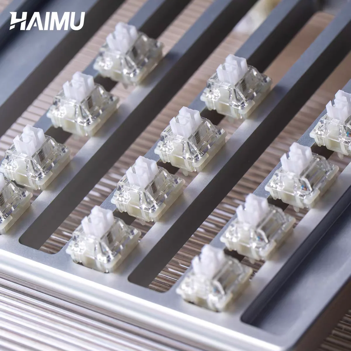 HAIMU interruptor magnético silencioso HIFI lineal 37g interruptor de teclado magnético predubricado vástago POM ajuste libre accesorios de PC de viaje - imagen 5