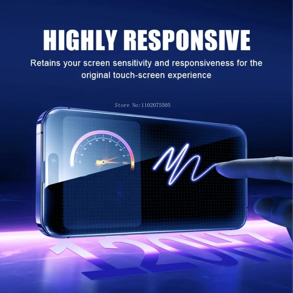 2 uds vidrio templado para IPhone 17 16 15 14 Pro Max,16e,13 12 Pro,16Pro Max,17Air protector de pantalla automático sin polvo con un solo clic - imagen 5
