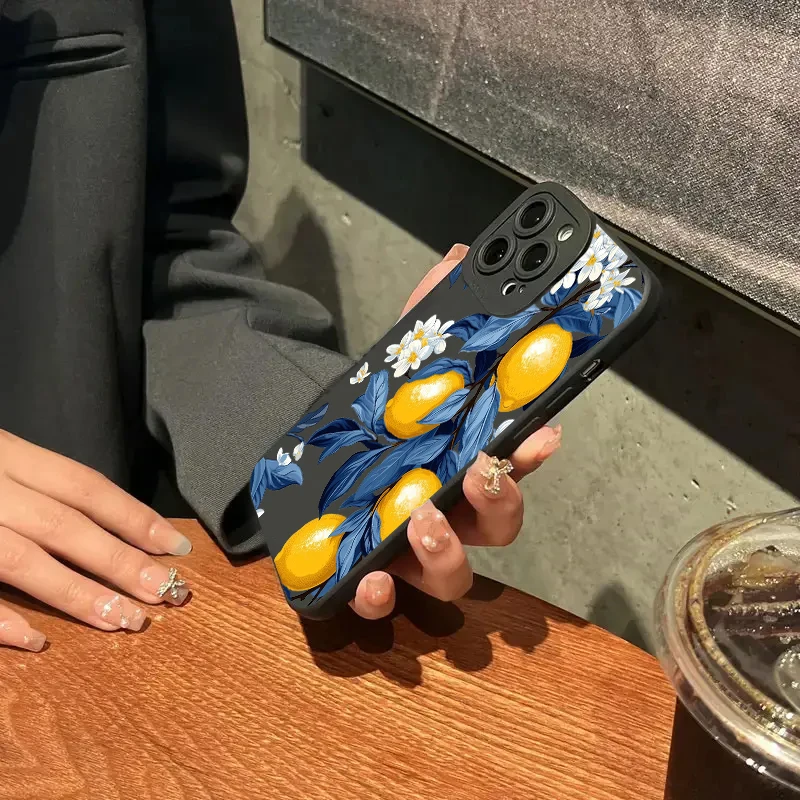 Funda de teléfono con flor de limón y fruta de verano para Xiaomi Poco F6 F5 X5 M6 X7 Pro Mi 15 14T 13T 12T Pro 14 13 11 Lite 5G NE - imagen 5