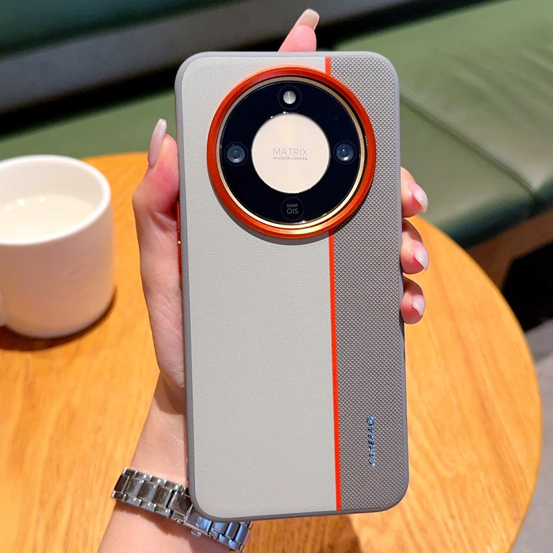 Para Honor X70 funda de lujo de cuero PU empalme de colores funda protectora ultrafina para HONOR X 70 X9D