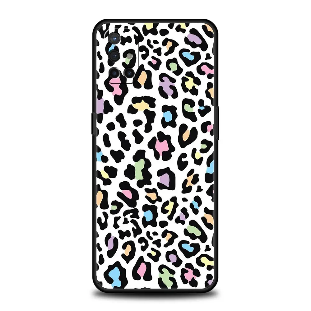 Funda de teléfono para OnePlus 12 11 10 9 Pro 9T 12R 10R 9R 9RT 10T 8T 7T Nord 2T CE 2 5G N200 N10 funda con estampado de guepardo leopardo - imagen 2