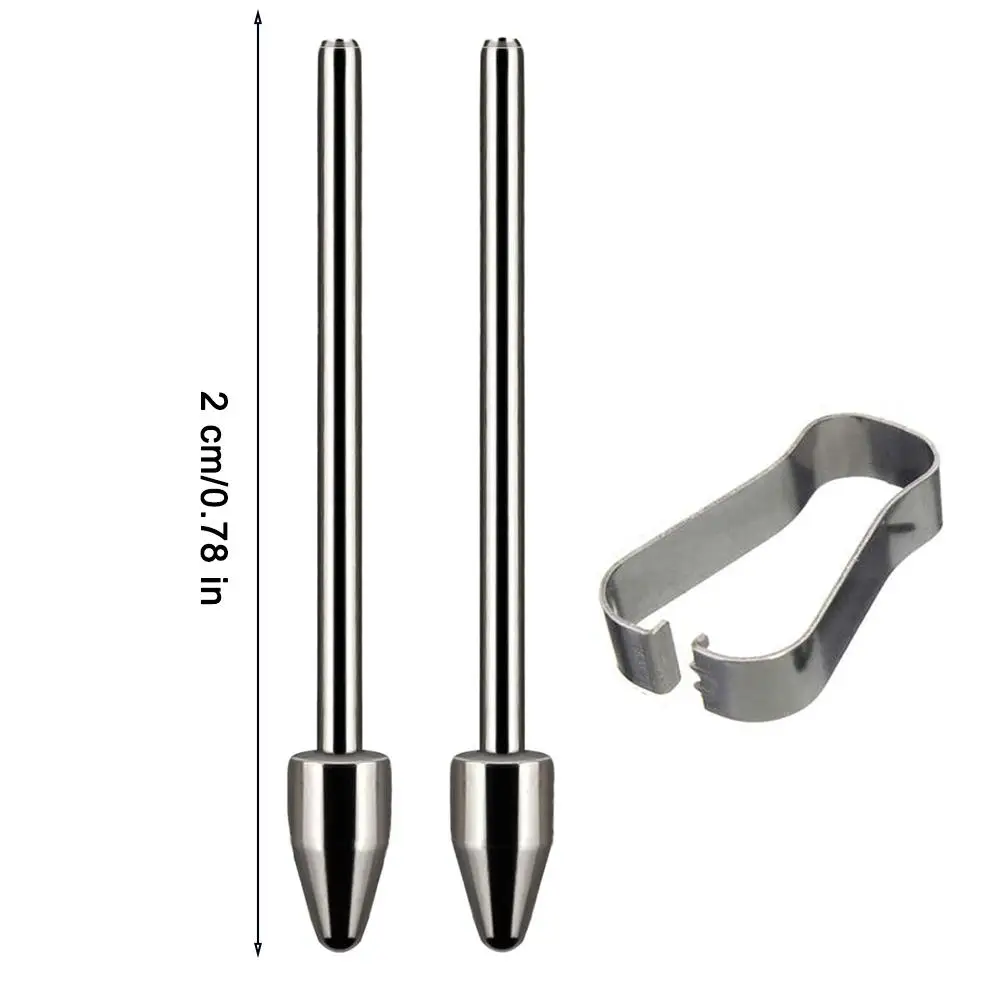 Punta de lápiz de tableta resistente al desgaste, punta de lápiz reemplazable, aleación de titanio plateada para Samsung Galaxy Tab S6, S7, S8, S9, S23, Note 10/20 - imagen 4