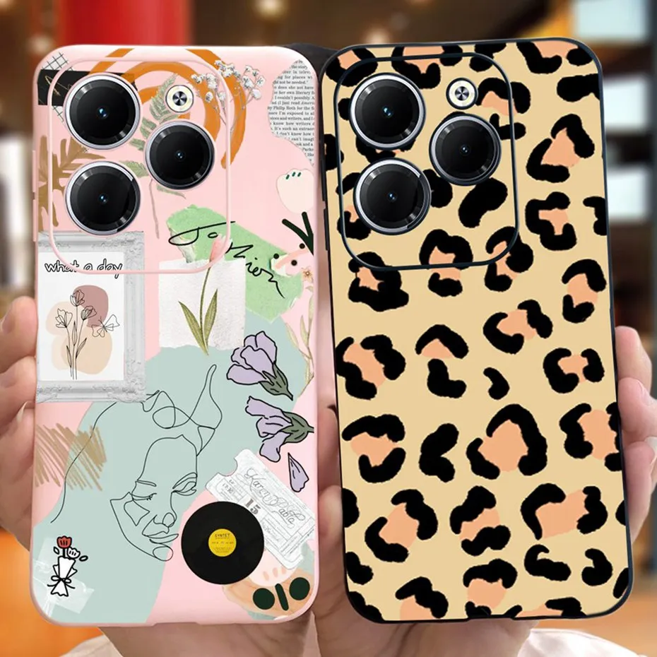 Funda de gelatina con estampado para Infinix Hot 40, funda de silicona suave para teléfono, a la moda, 2023 - imagen 5