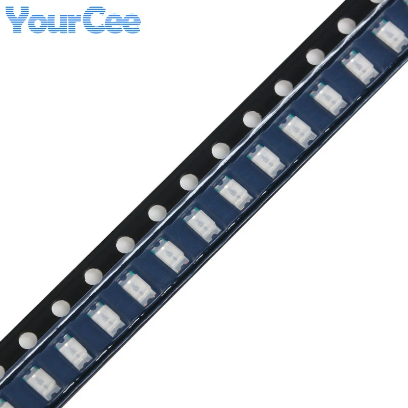 100 Uds 1206 resaltar SMD LED rojo amarillo verde blanco azul naranja hielo azul diodo emisor de luz diodos de luz LED transparentes - imagen 4