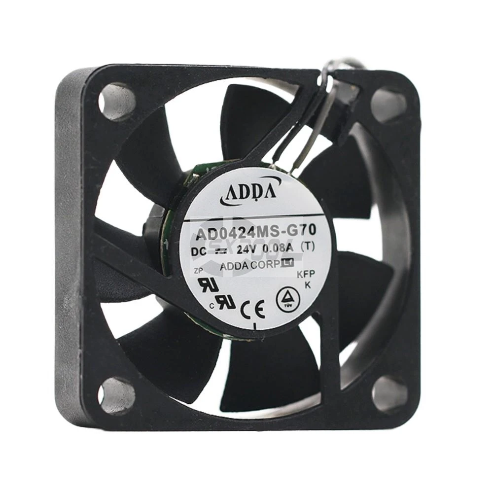 para ADDA AD0424MS-G70 40 mm 24 V CC Ventilador silencioso con rodamiento de aceite | Refrigeración de 2 cables para impresoras/inversores/armarios PLC 3D - imagen 2