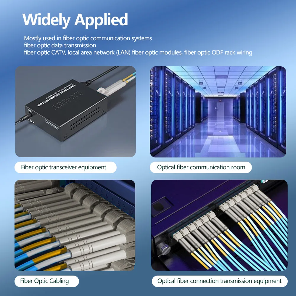 HOOLNX OM3 LC a LC UPC Cable de conexión de fibra óptica multimodo dúplex MMF 50/125μm 10Gbps curva insensible 2,0mm Cable de fibra óptica - imagen 5