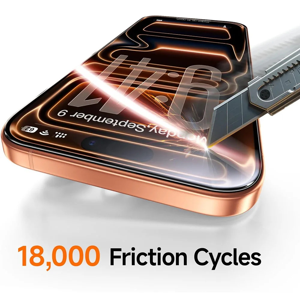 Protector de pantalla para iPhone 17 Pro Max Air Fácil instalación Vidrio templado HD Película protectora antiarañazos para iPhone 17 Promax - imagen 4