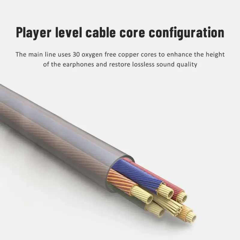 Auriculares intrauditivos universales con cable trenzado y micrófono, conector de 3,5mm, estéreo de graves, Control por cable, auriculares deportivos para teléfono inteligente - imagen 5