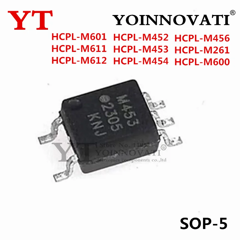 10 Uds HCPL-M601 HCPL-M611 HCPL-M612 HCPL-M452 HCPL-M453 HCPL-M454 HCPL-M456 HCPL-M261 HCPL-M600