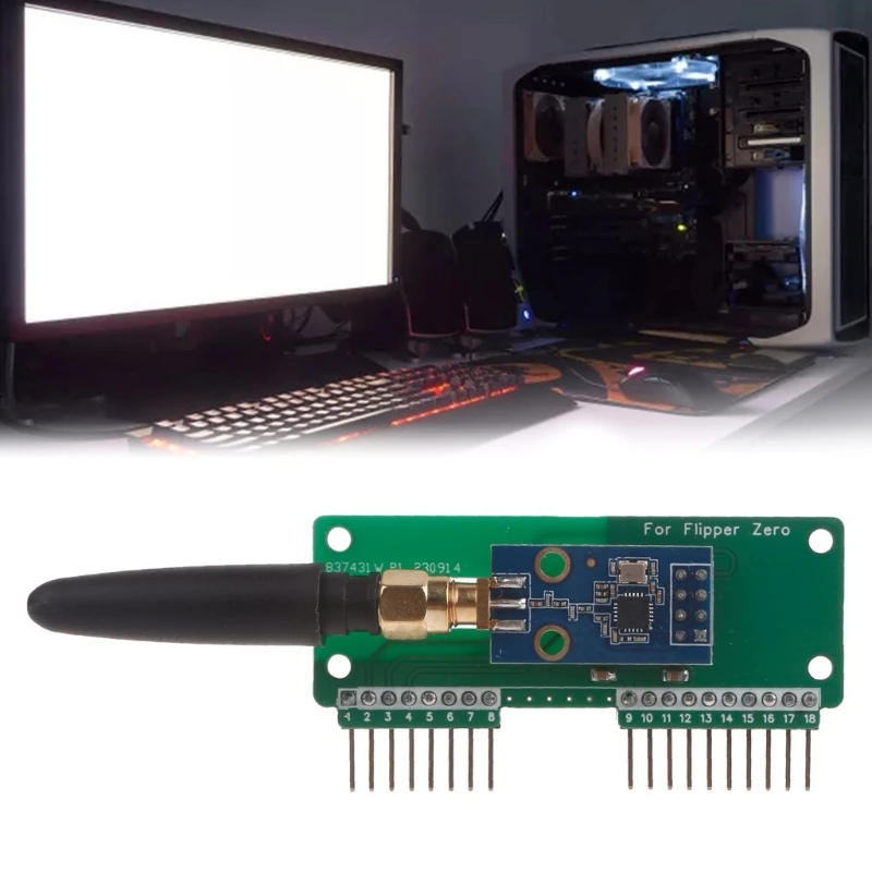 Módulo de subGhz para Control remoto Flipper CC1101, Red de Sensor inalámbrico y otros campos, módulos externos de SubGhz - imagen 5