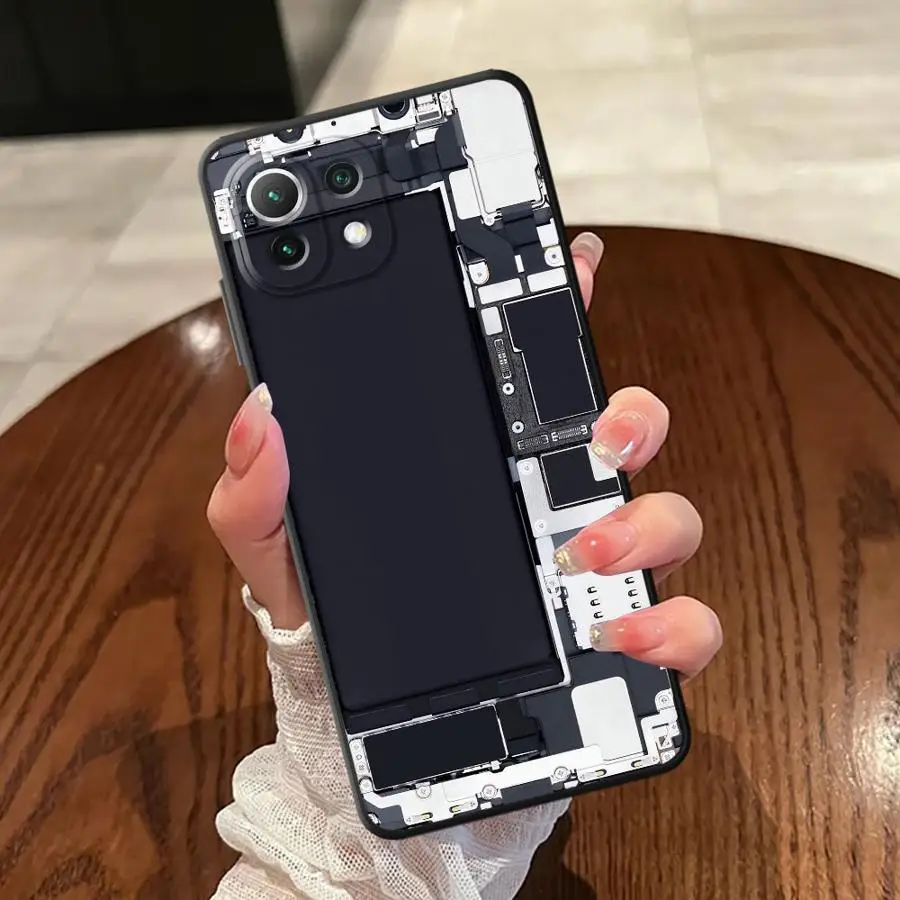 Ruta Creativity Funda de teléfono suave negra para Xiaomi Mi 11 12 13 Lite 10T 11T 12T Pro 12X 13 14 15 Pro - imagen 5