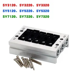 Colector neumático SS5Y5 para válvulas SY3120/SY5120/SY7120