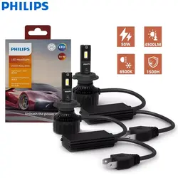 Philips Ultinon Rally 3550 – Bombilla LED para coche H4/H7/H11