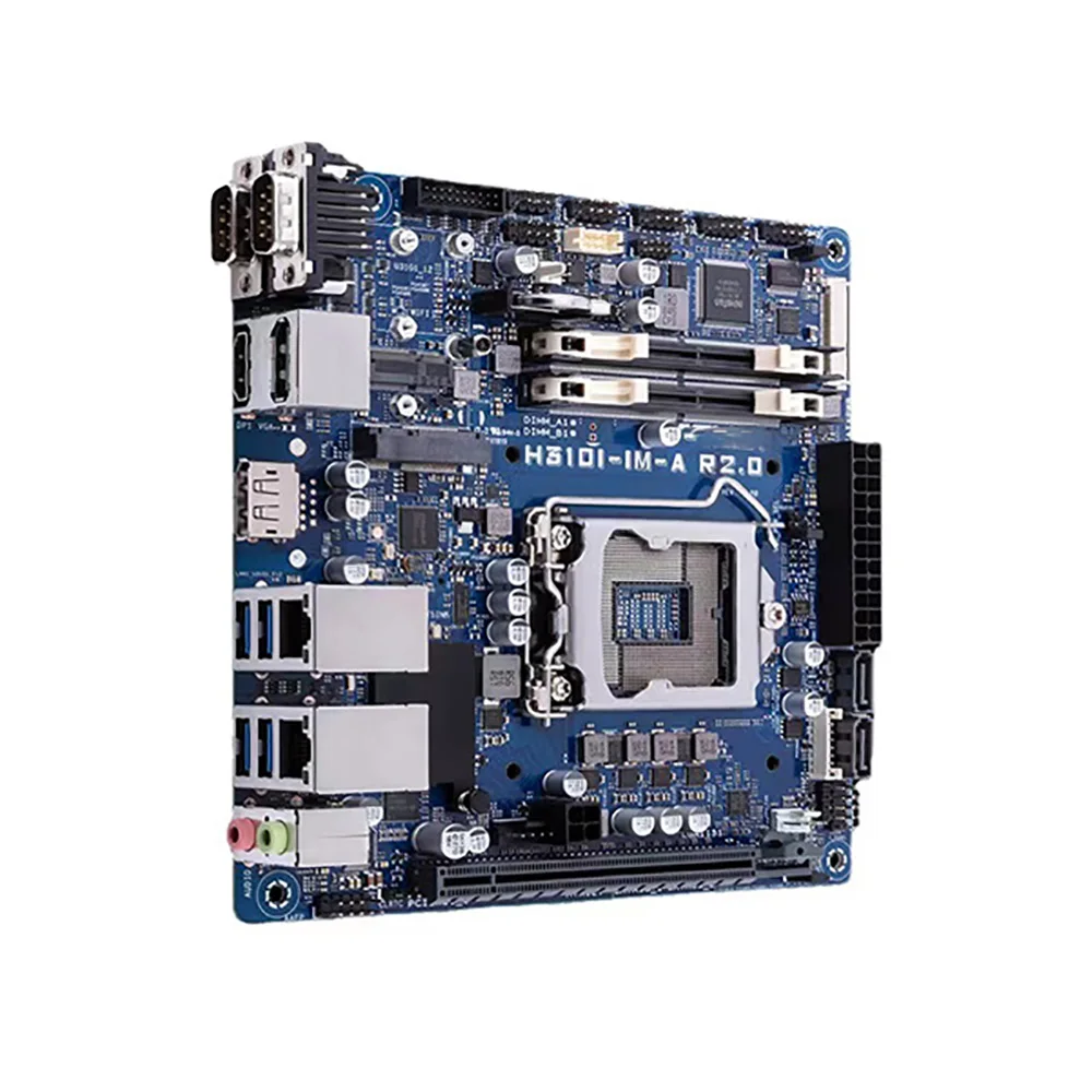 La placa base de control industrial admite ocho/nuevos CPUs H310I-IM-AR2.0 - imagen 5