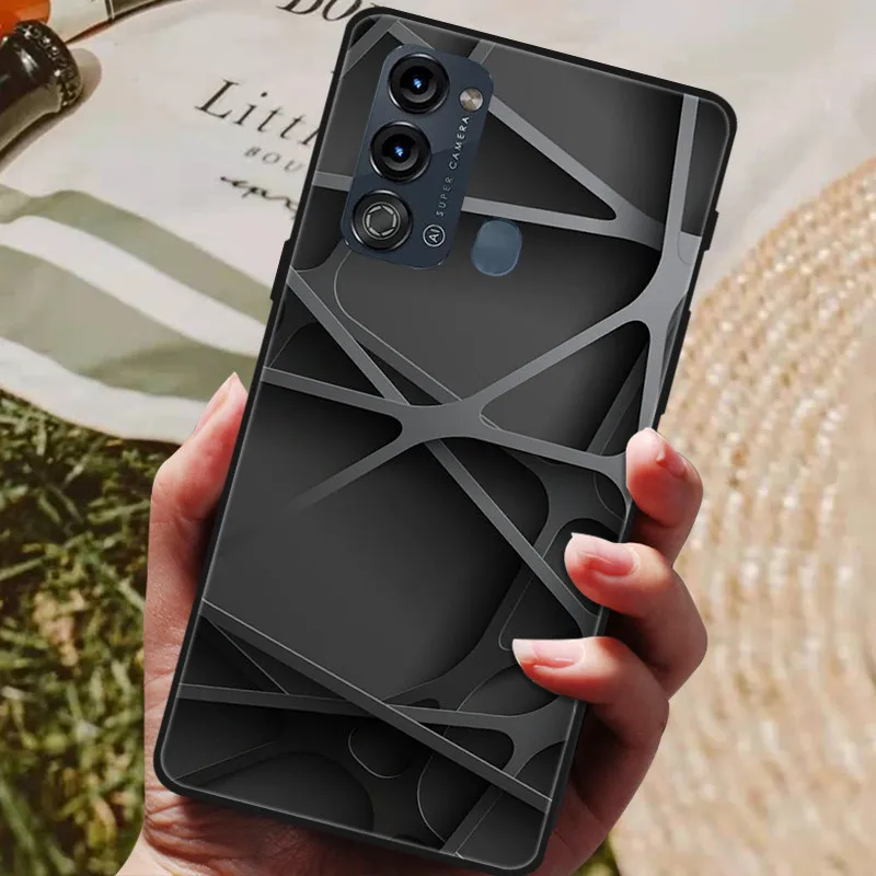 Para ITEL Vision 3 funda de moda pintada de silicona negra funda trasera suave para Itel Vision 3 funda de teléfono Vision3 6,6 pulgadas 2022 Coque - imagen 4