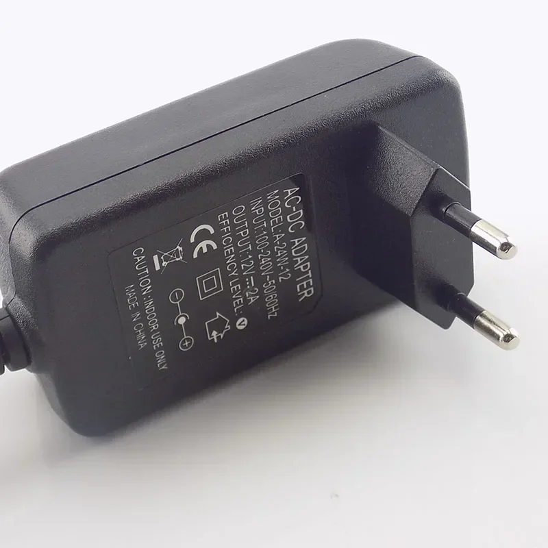 12V 2A 2000mA US EU enchufe 100-240V AC a DC adaptador de corriente cargador adaptador de carga para interruptor de lámpara de tira LED - imagen 5