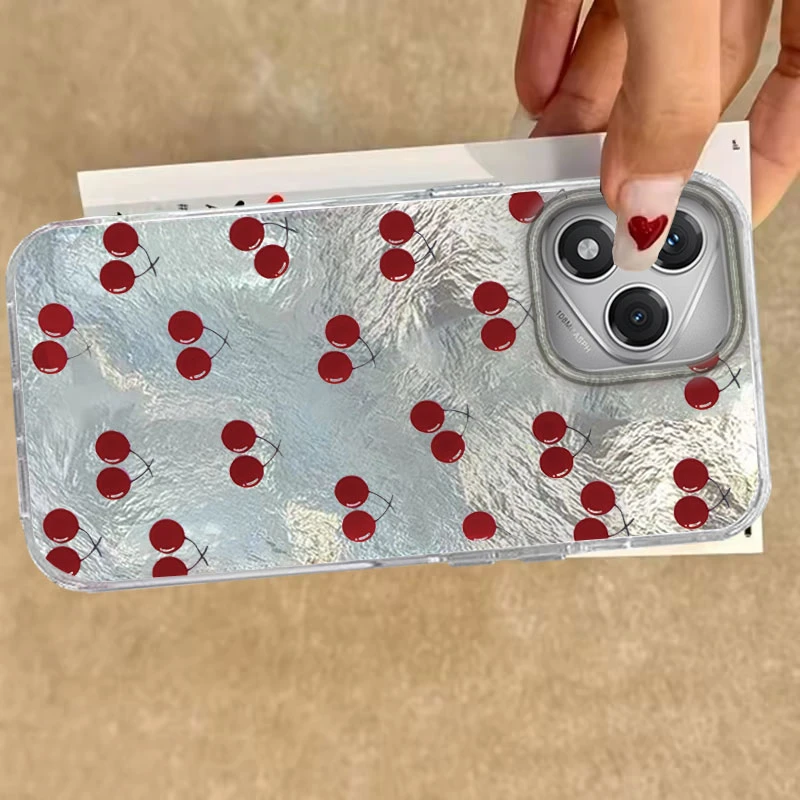 Para Honor 400 200 Pro 400 200 Lite X9b Migic6 7 5 Lite X8b X8c X9a X9c X7c X8a X7B X6 70 Lite 5G bonita funda de teléfono con estampado de cereza - imagen 5