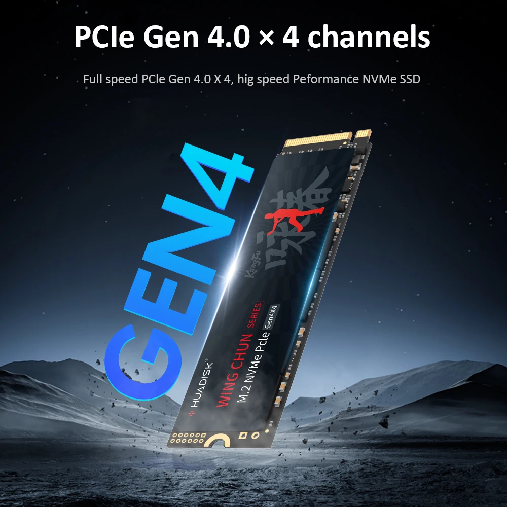 HUADISK SSD NVMe M2 PCIe4.0x4 512GB 1TB 2TB 5000MB/s Disco duro interno de estado sólido para PlayStation5/PS5 - imagen 5