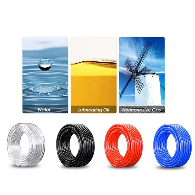 Manguera de aire neumática de 10M/20M/50M/100M, tubo de plástico de 4mm, 6mm, 8mm, 10mm, 12mm, manguera de aire, tubo de poliuretano para compresor - imagen 3