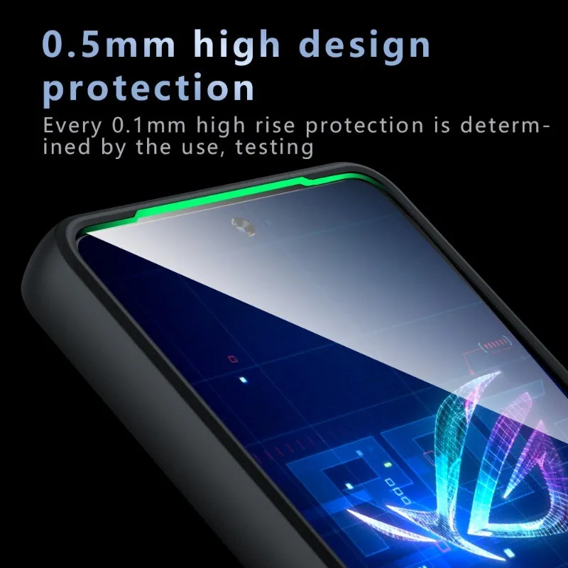 Para ASUS ROG Phone 9 / 9 Pro funda mate ELVEV sensación de piel PC dura + carcasa trasera protectora de TPU - imagen 4