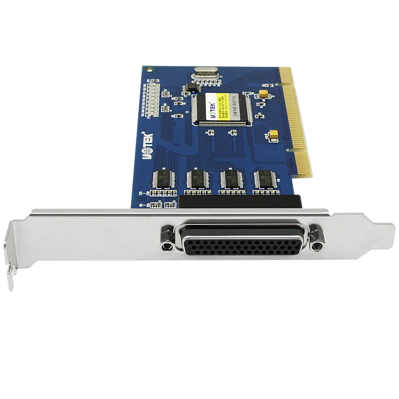 UOTEK-Tarjeta Serial PCI a RS-232, convertidor de expansión DR44 de alta velocidad, 4 puertos, RS232, adaptador de Grado Industrial, UT-754 - imagen 4