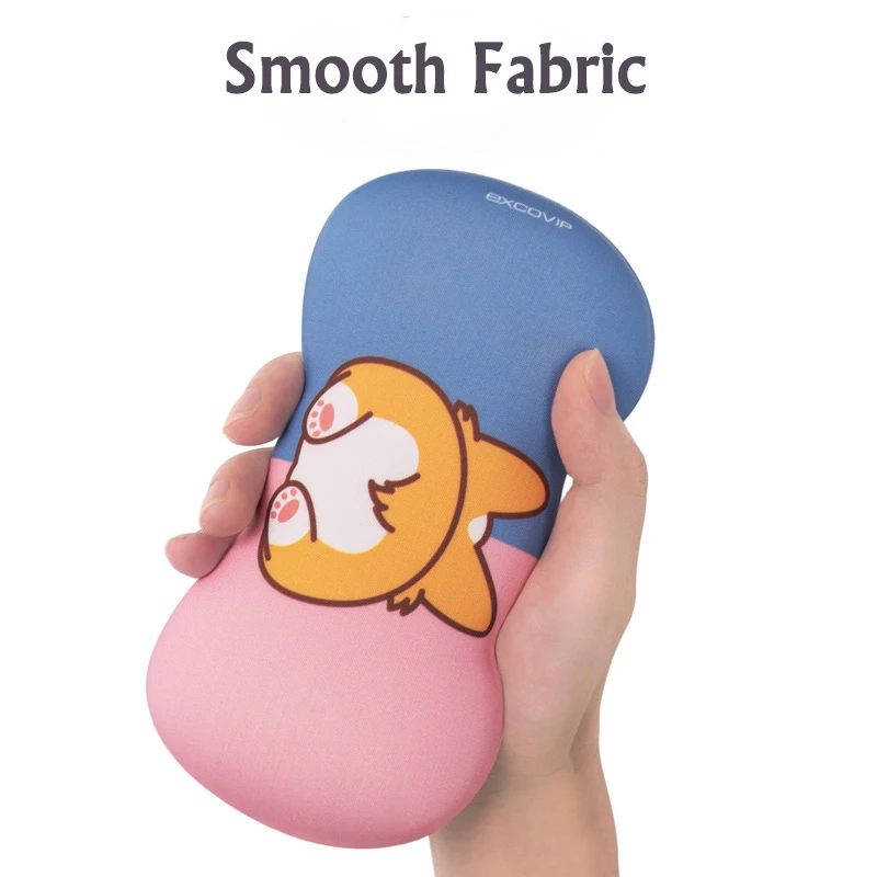 Alfombrilla de ratón para la muñeca, almohadilla de silicona para la muñeca, bonita, para la Oficina - imagen 5