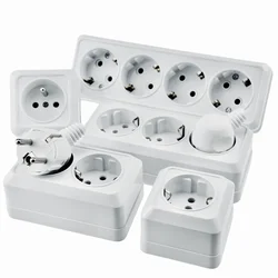 Enchufe Europeo Schuko Doble – Caja Estándar Alemana