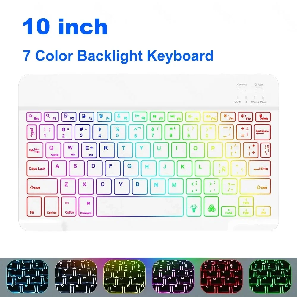 7 Color Backlit 10in
