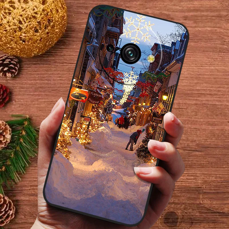 Funda pintada de Navidad de lujo para Oukitel C59 Pro, funda de silicona suave para teléfono Oukitel C59 Pro C59Pro C 59 Pro Fundas - imagen 4