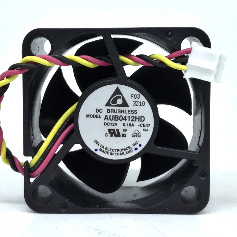 Ventilador silencioso para Delta aub0412hd, 40mm, 40x40x20mm, 4cm, 4020 DC, 12V, 0.16A, 3 pines, chasis de ordenador - imagen 5