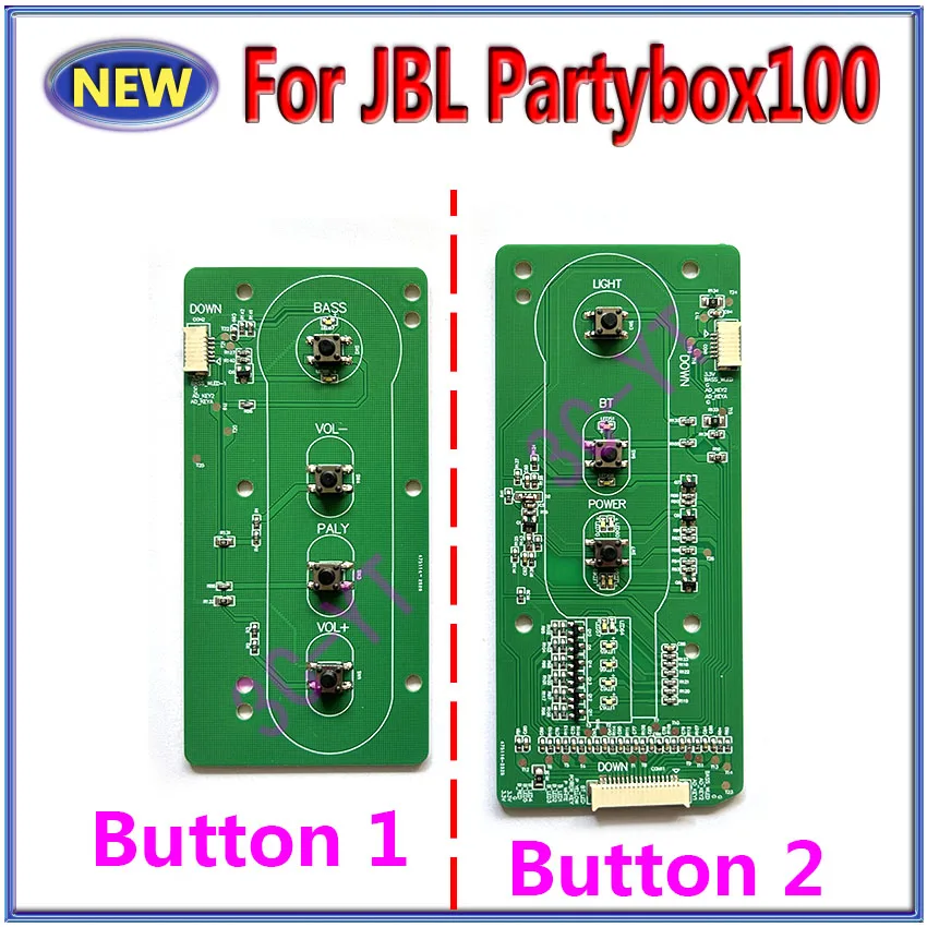 1 Uds nuevo teclado de tablero de botones de interruptor de llave para JBL Partybox100 Party box 100