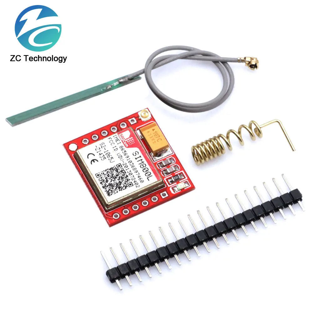 Módulo GPRS GSM SIM800L, puerto serie TTL de cuatro bandas, interfaz IPX, antena PCB, tarjeta Micro SIM para teléfono inteligente Arduino - imagen 2