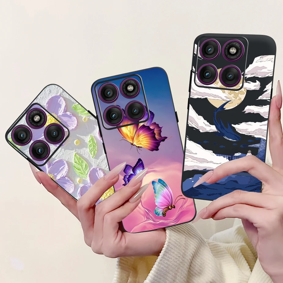 Para Motorola Edge 60 Pro funda XT2507-1 Linda funda pintada de moda funda de teléfono suave de TPU para Motorola Edge 60 Fusion Edge60 S Shell - imagen 4