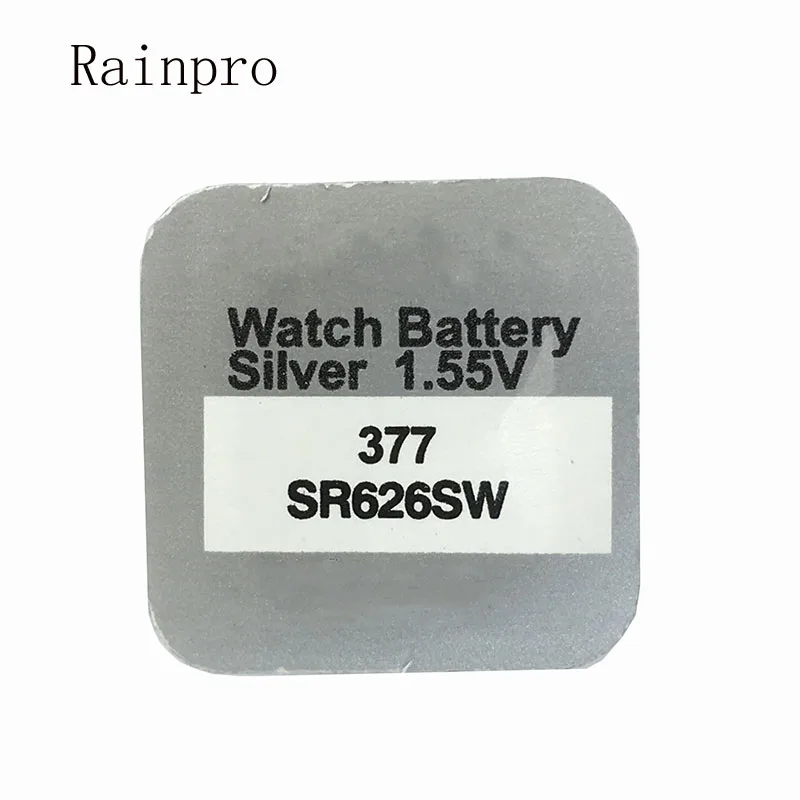 5 unids/lote SR626SW SR626 377 1,55 V batería de botón para reloj.