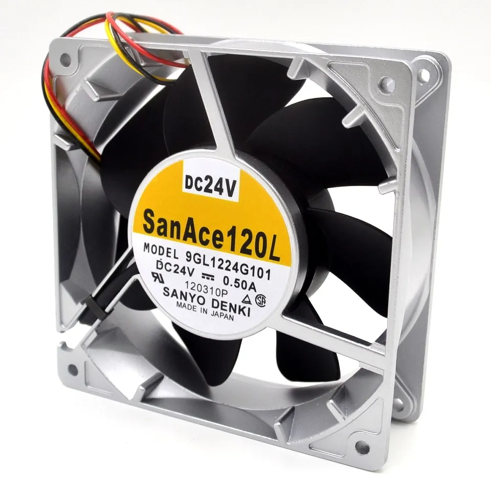 Ventilador de refrigeración 9GL1224G101, 12038, 120mm, 24V, 0.5A, 12cm, temperatura, gale 120x120x38mm, nuevo - imagen 4