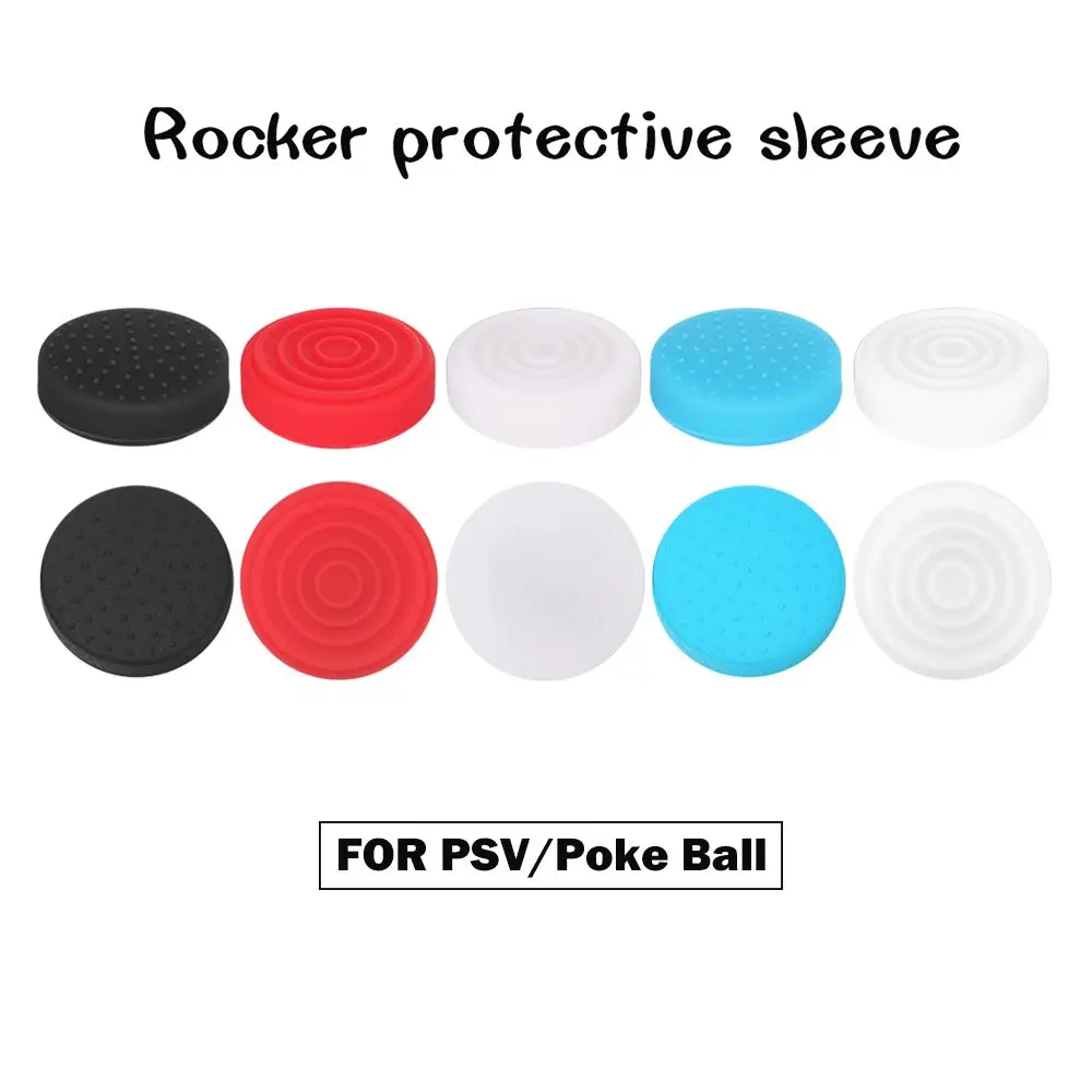 Tapa de agarre de silicona 6 en 1 para palanca de mando, funda protectora analógica para Sony PlayStation Psvita PS Vita PSV 1000/2000 Slim