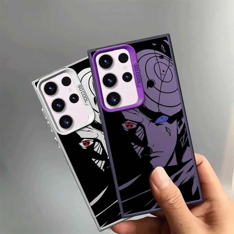 Funda de teléfono para Samsung Galaxy Note 20 Ultra S21 S24 FE S25 S20 Plus S23 S22 S23 funda suave Uchiha Obito - imagen 3