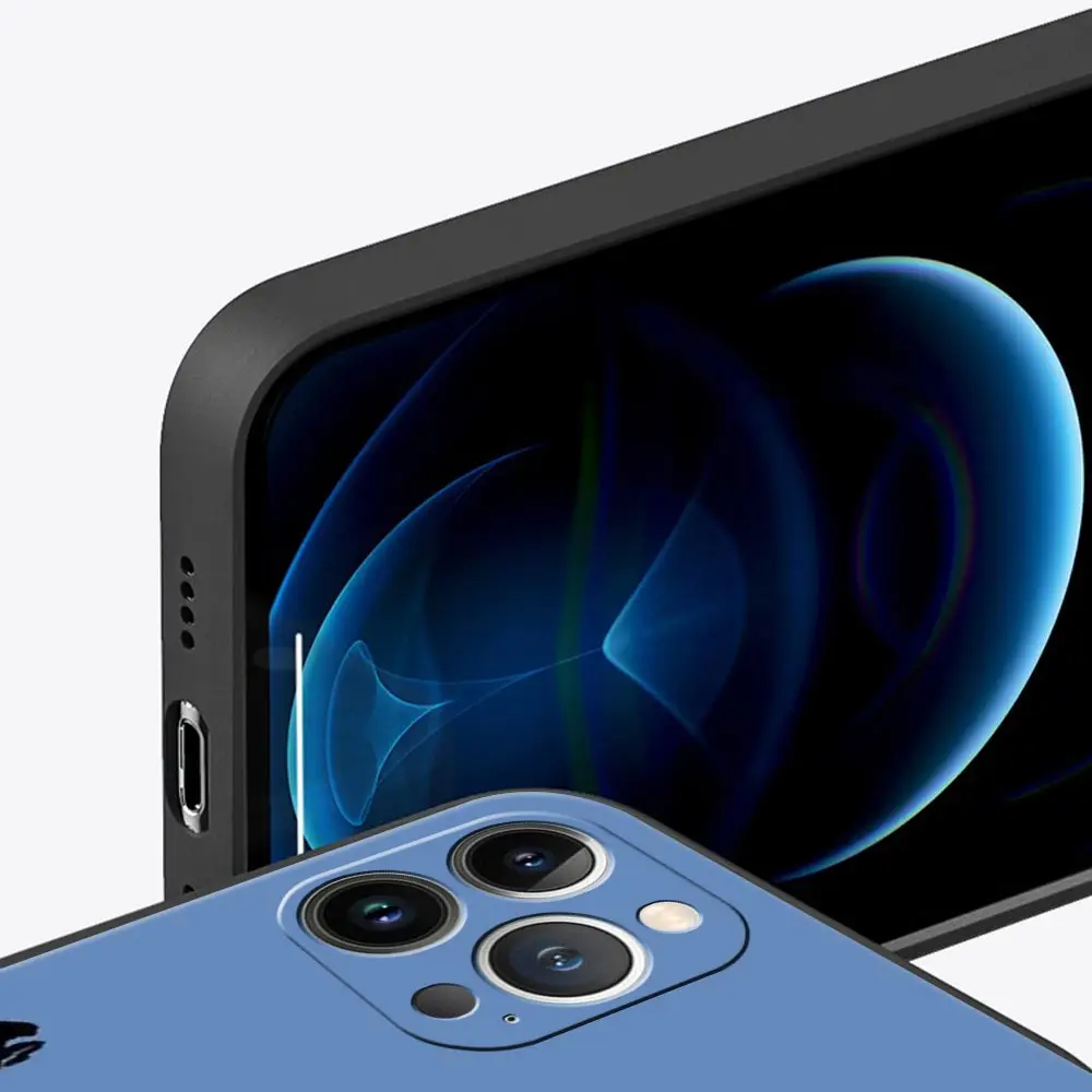 Funda de teléfono de lujo de pista de Hockey sobre hielo para Apple iPhone 16 11 15 14 Pro MAX 12 13 7 8 Plus X XR XS SE funda negra de silicona - imagen 4