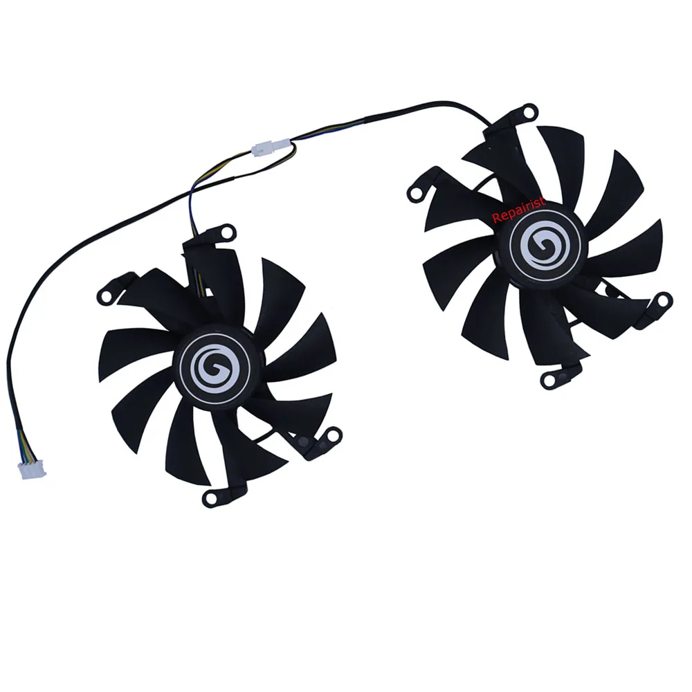 2Pcs/Set Ventilador de tarjeta gráfica,Mining Card Cooling Fan,Enfriador GPU,para Nvidia GALAX CMP 50HX,Ventilador de tarjeta minera - imagen 5