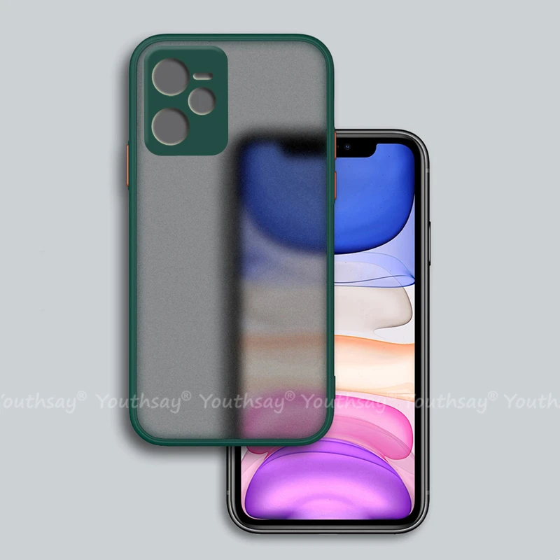 Para Realme Narzo 50A Prime funda de silicona mate goma translúcida para Realme Narzo 50A Prime 50i 30 Pro funda Narzo 50A - imagen 5