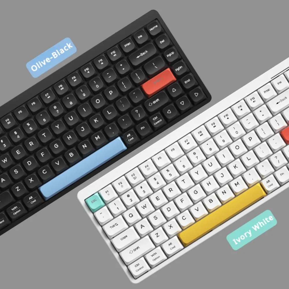 Teclado mecánico de bajo perfil YK84, inalámbrico, Bluetooth, personalizado, ultrafino, portátil, oficina, juegos, Mac, Ipad, portátil - imagen 3