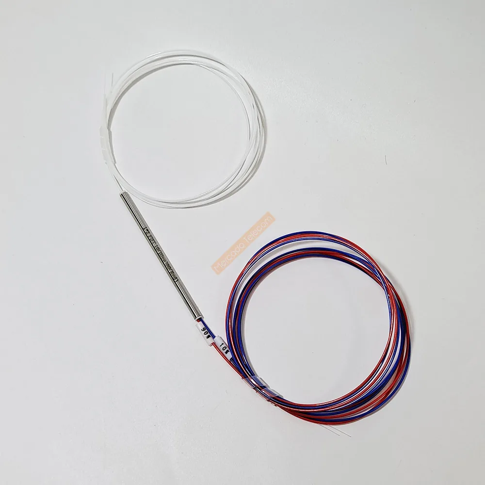 10 unids/lote 2/98 1/99 30/70 40/60 50/50 diferentes tipos 1x2 0,9mm acoplador desequilibrado divisor FBT de fibra óptica, sin conectores - imagen 2