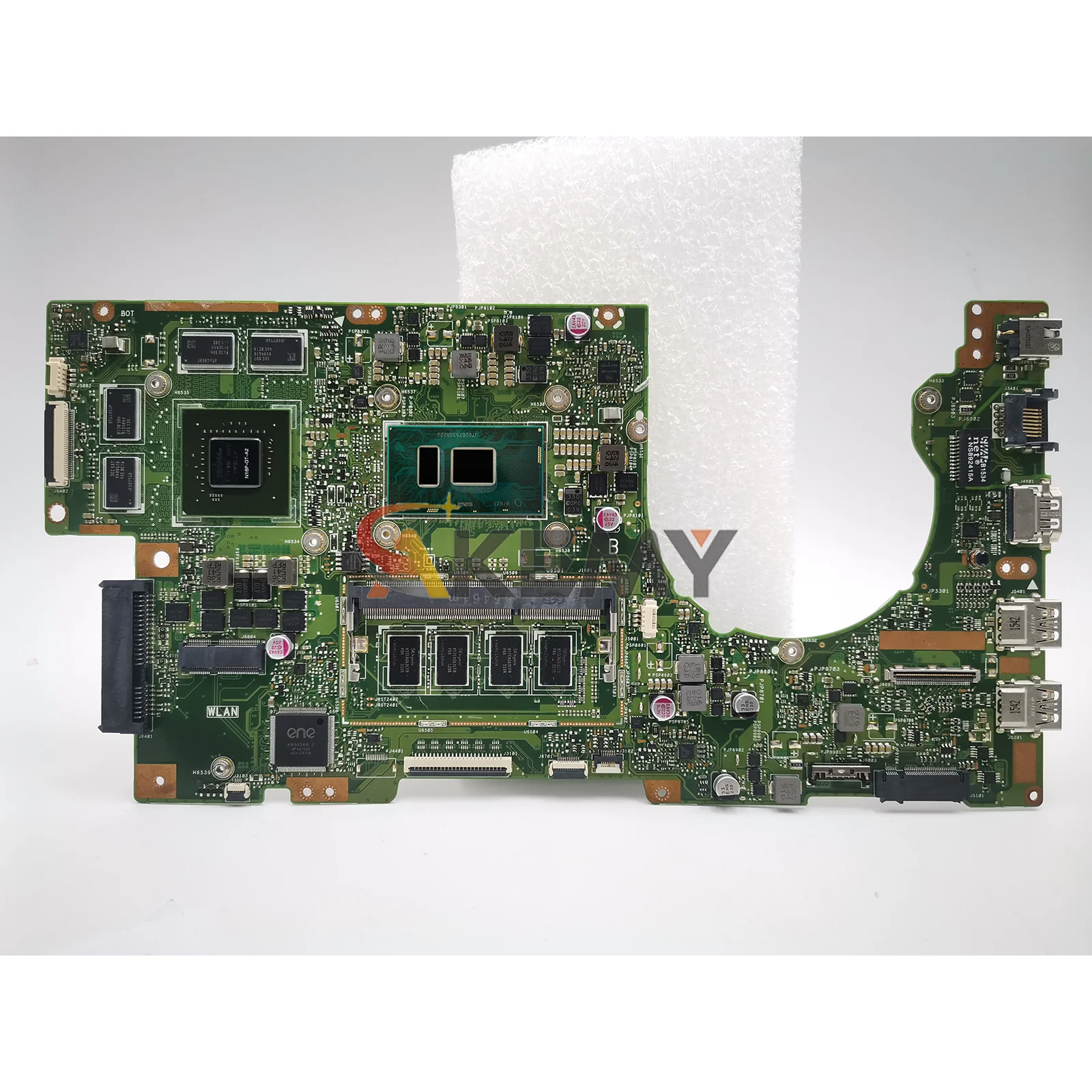 Placa base para ordenador portátil K501UX para ASUS VivoBook K501UWK A501U K501UXM K501U K501UW U5000 K501UB K501UQ K501UX placa base I3 I5 I7 CPU - imagen 3