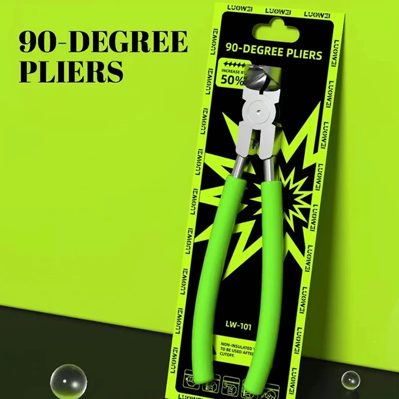 Alicates LUOWEI de 90 grados, ángulo recto, plano, alta dureza, adecuado para quitar el marco de la cámara del teléfono móvil, herramienta de alicates de desmontaje - imagen 4