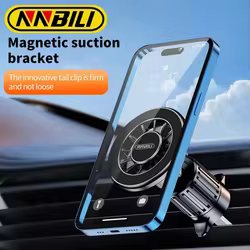 NNBILI Magsafe Car Phone Holder Magnetic Car Mount Support Mobile Bracket in Car For iPhone 15 14 13 12 11 Samsung Xiaomi Magnet