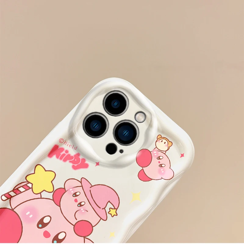Funda de teléfono con dibujos animados k-kirbys, carcasa a prueba de golpes para iPhone 16, 15, 14, ProMax, 13, 12, 11, 8, 7 Plus, X, XR, XS Max - imagen 5