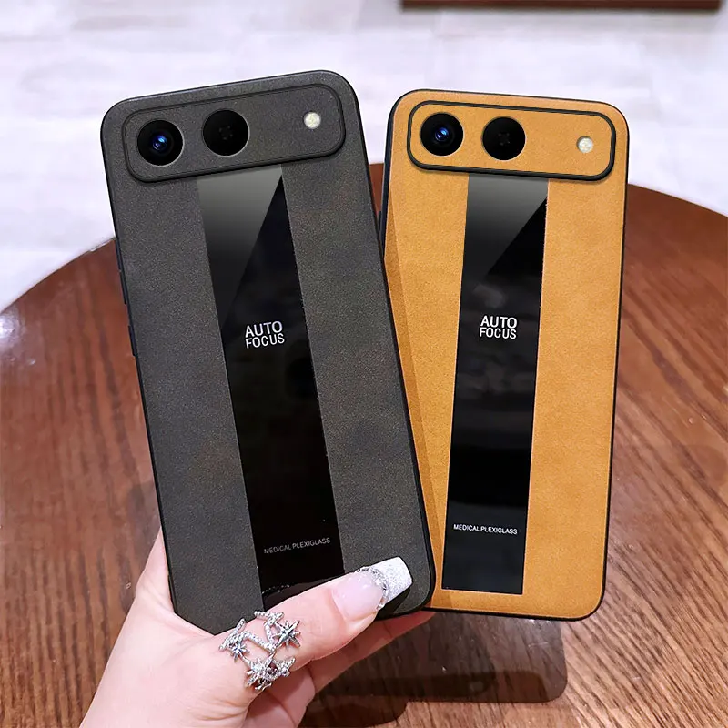 Funda para Tecno Spark Slim Pova Slim piel de oveja PU cuero terciopelo textura suave antideslizante cubierta a prueba de golpes para Tecno Pova Slim