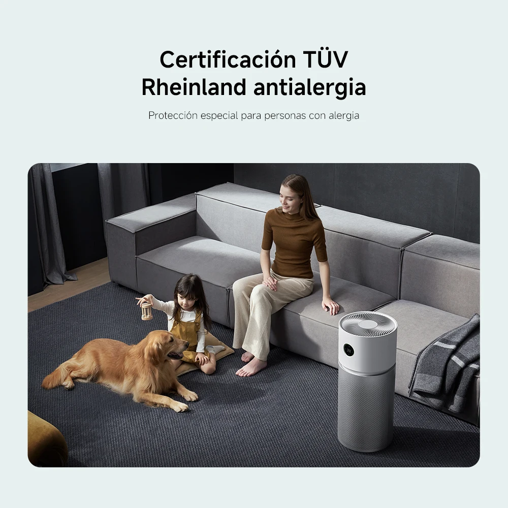 Xiaomi Purificador de Aire Elite – Filtro HEPA UV Silencioso, Elimina 99,9% Virus - imagen 4