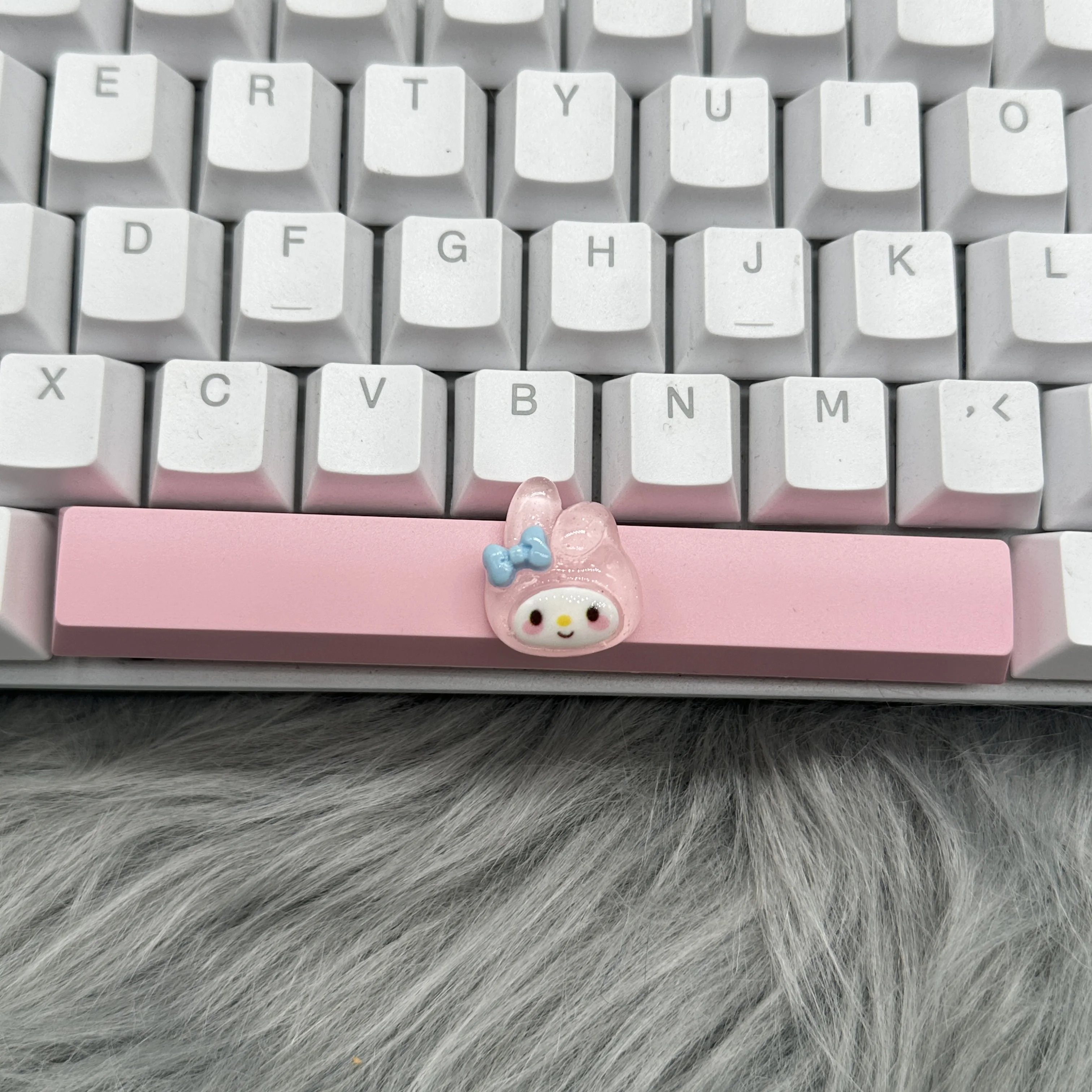 DIY lindo niña Keycap 6.25u barra espaciadora Keycap Teclado mecánico cumpleaños Keycap oferta de regalo - imagen 2